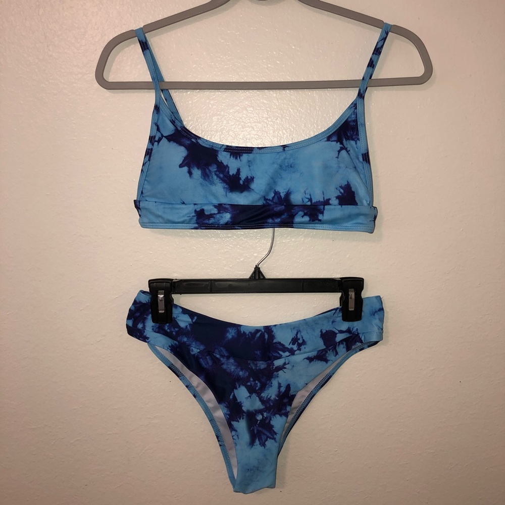 SHEIN Tie Dye Bathing Suit